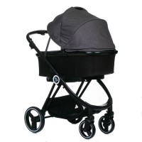 Коляска детская 2в1 BabyZz В102, серая